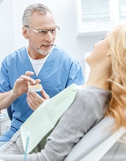 dr explaining implants
